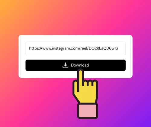 Paste video URL in the Box